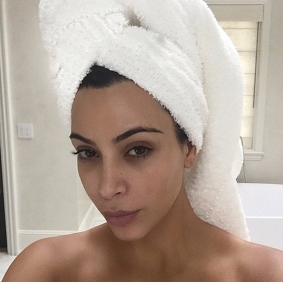 Kardashian Makeup-Free Selfies