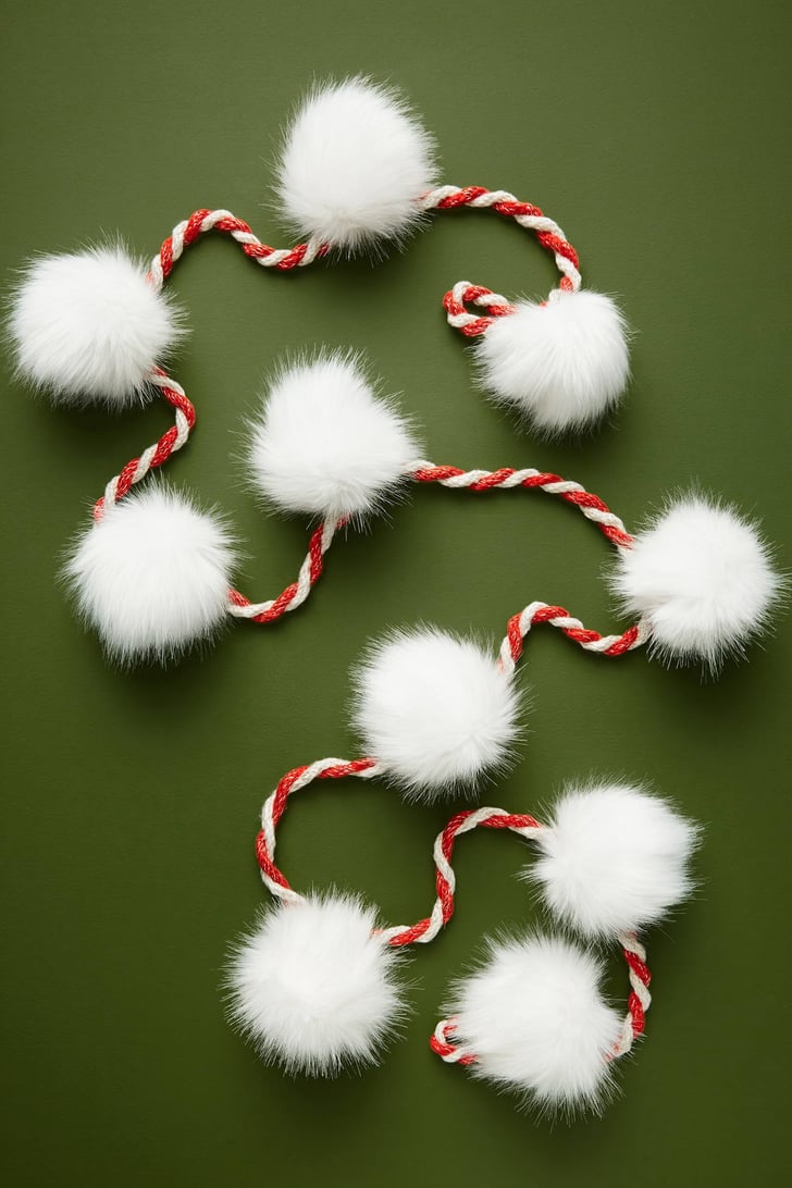 Candy Cane Garland | Anthropologie Christmas Decorations 2019