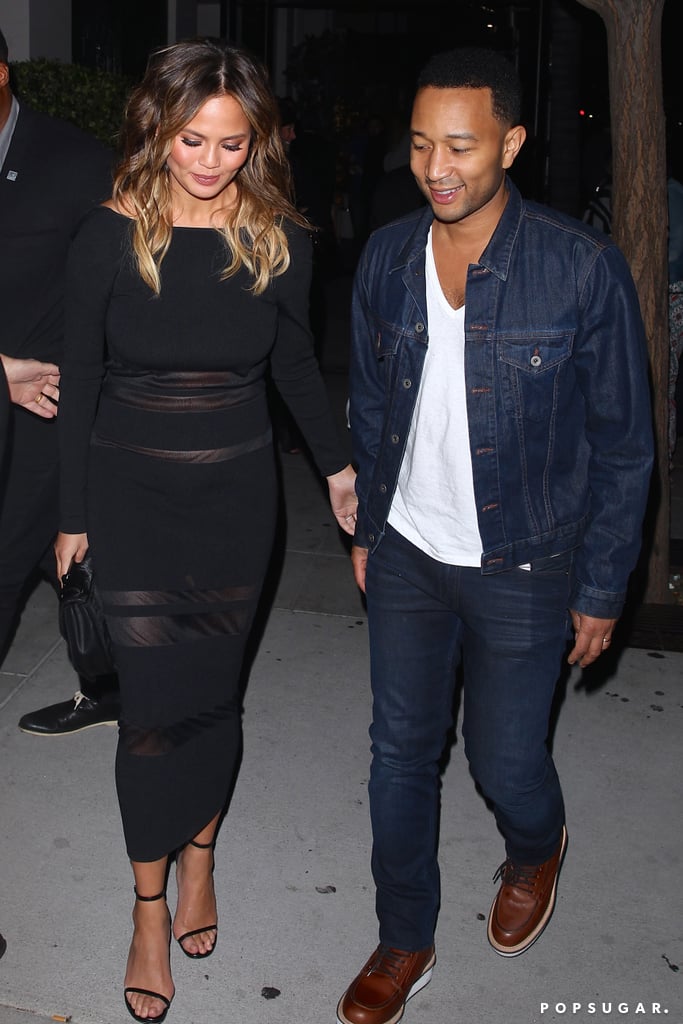 Chrissy Teigen Baby Bump Photos November 2015