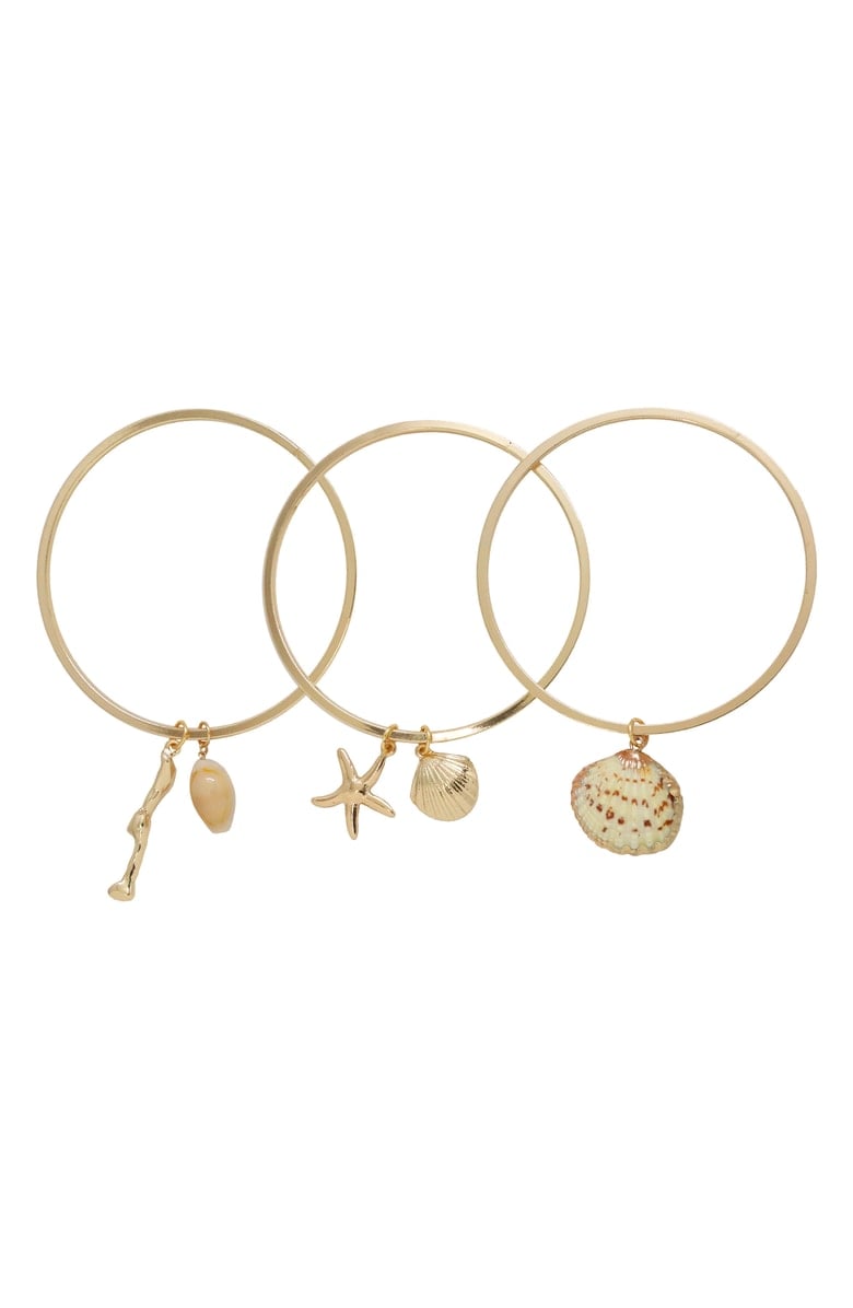 Ettika Set of 3 Shell Bangles