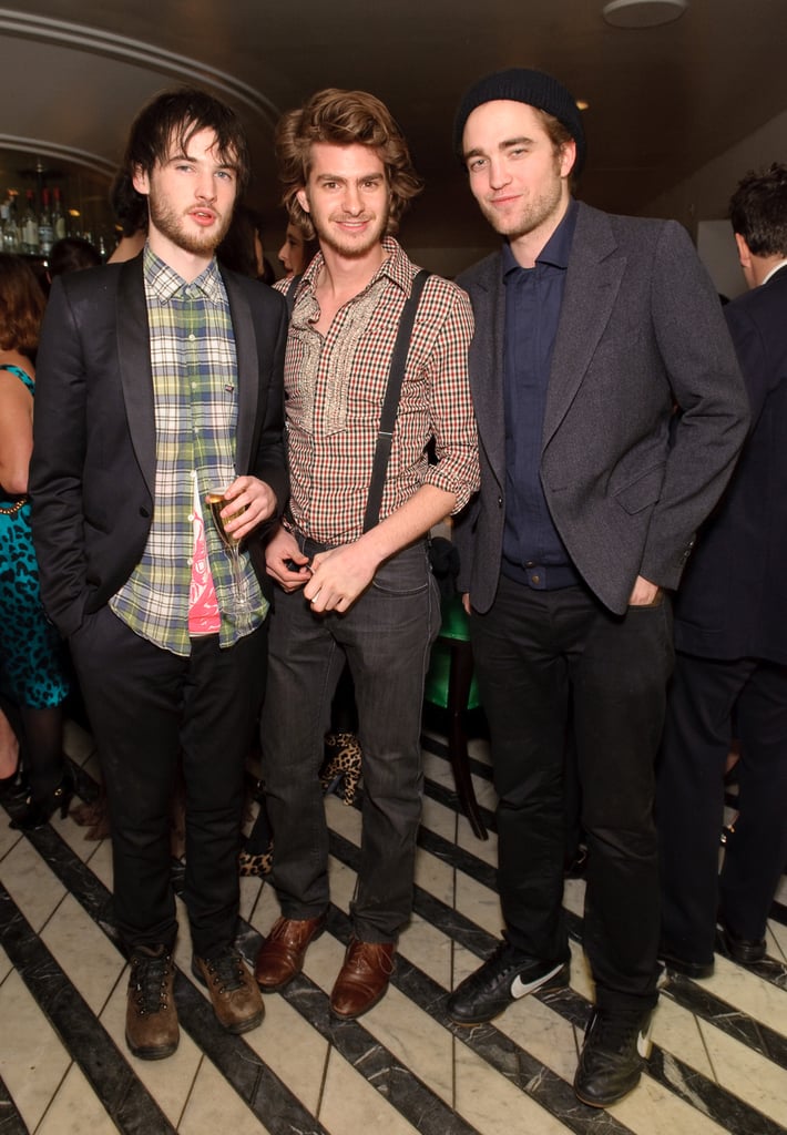 Tom Sturridge, Andrew Garfield, and Robert Pattinson were a handsome lot at a Vogue UK dinner in February 2009.