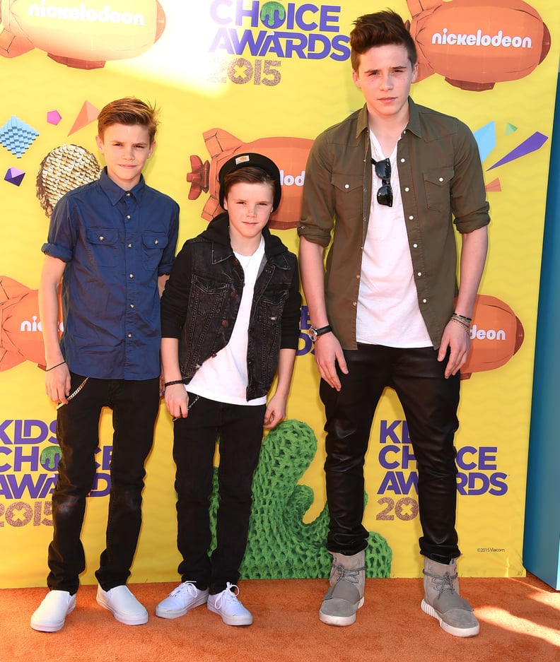 Brooklyn, Romeo, and Cruz Beckham