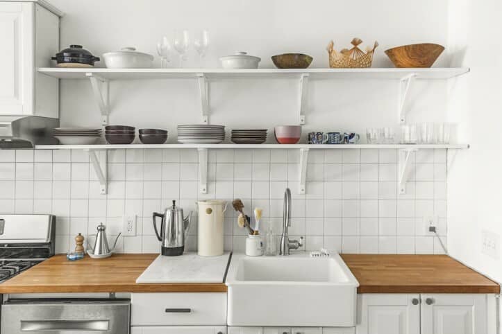 Open Shelving Organization