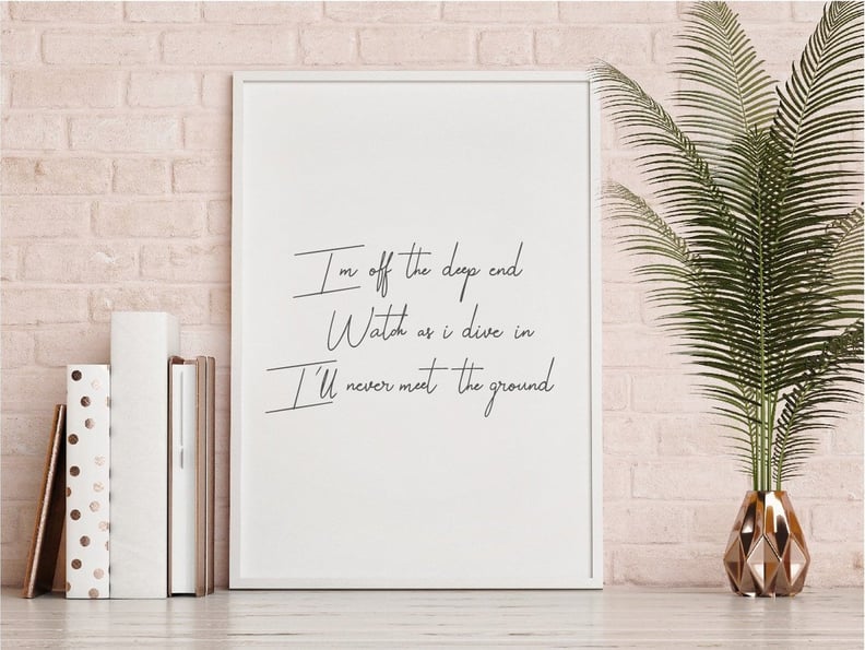 A Star Is Born Quote Print