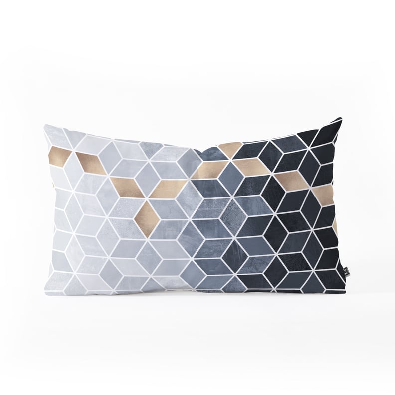 Elisabeth Fredriksson Gradient Cubes Lumbar Throw Pillow