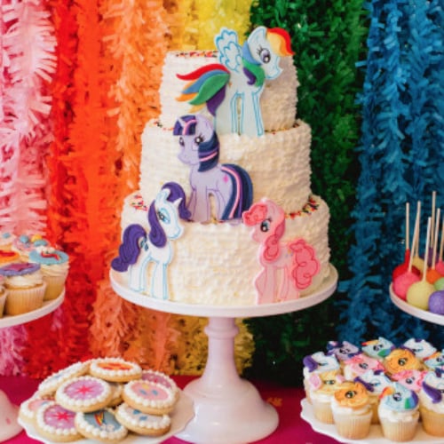Rainbow-Themed My Little Pony Party