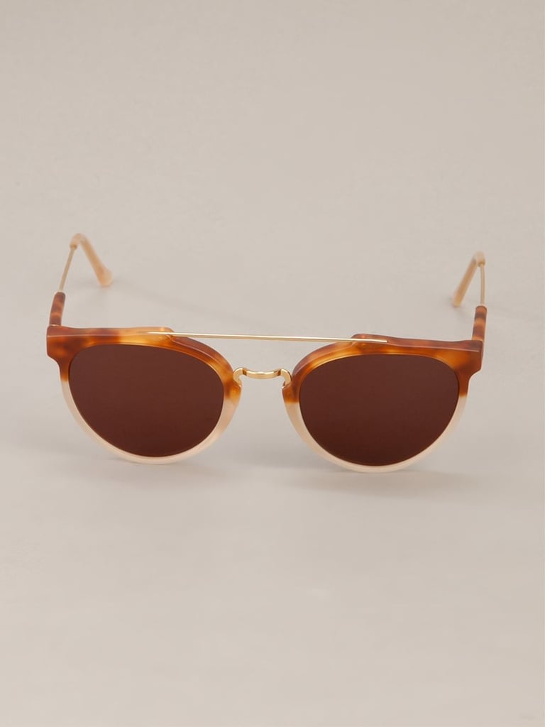 I'm a firm believer that great sunglasses are just about the only Summer accessory you need — plus, a single style can totally change your look. Now, I'm swapping out my go-to aviators for these RetroSuperFuture frames ($189) for a cool twist on a classic look.
— HM