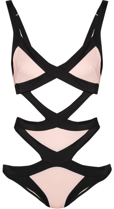 This Agent Provocateur Mazzy Cutout Swimsuit ($450) may not be totally practical, but she'll churn out the laps in this sexy suit anyways.