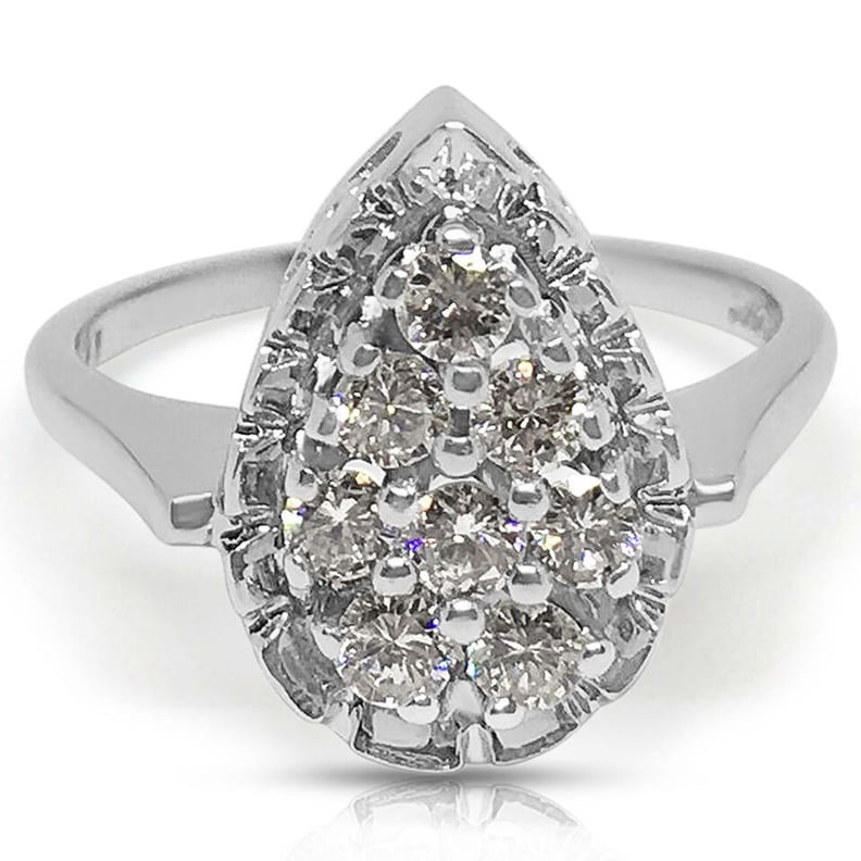 Bright Society Signature 14k White Gold Diamond Ring