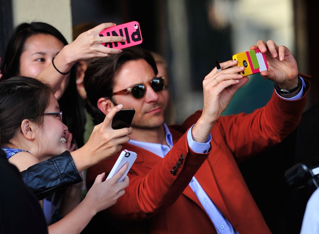 Bradley Cooper was more than comfortable surrounded by camera phones at the LA premiere of The Hangover III in May 2013.