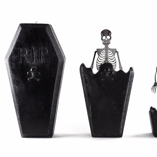 This Coffin Candle Melts to Reveal a Spooky Skeleton Inside