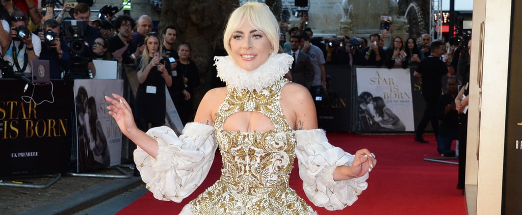 Lady Gaga Alexander McQueen Dress A Star Is Born Premiere