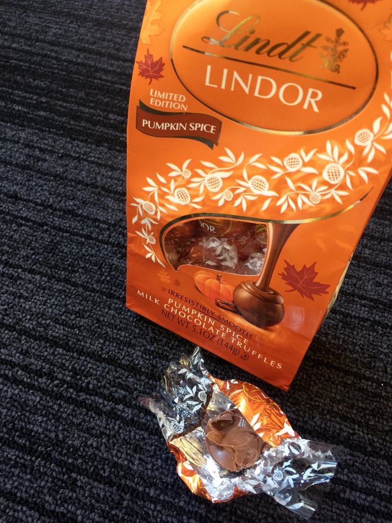 Lindt Lindor Pumpkin Spice Milk Chocolate Truffles ($4)