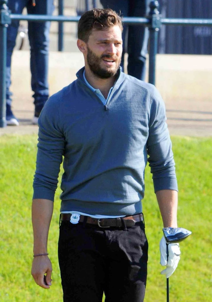 Jamie Dornan Playing Golf in Scotland | Pictures