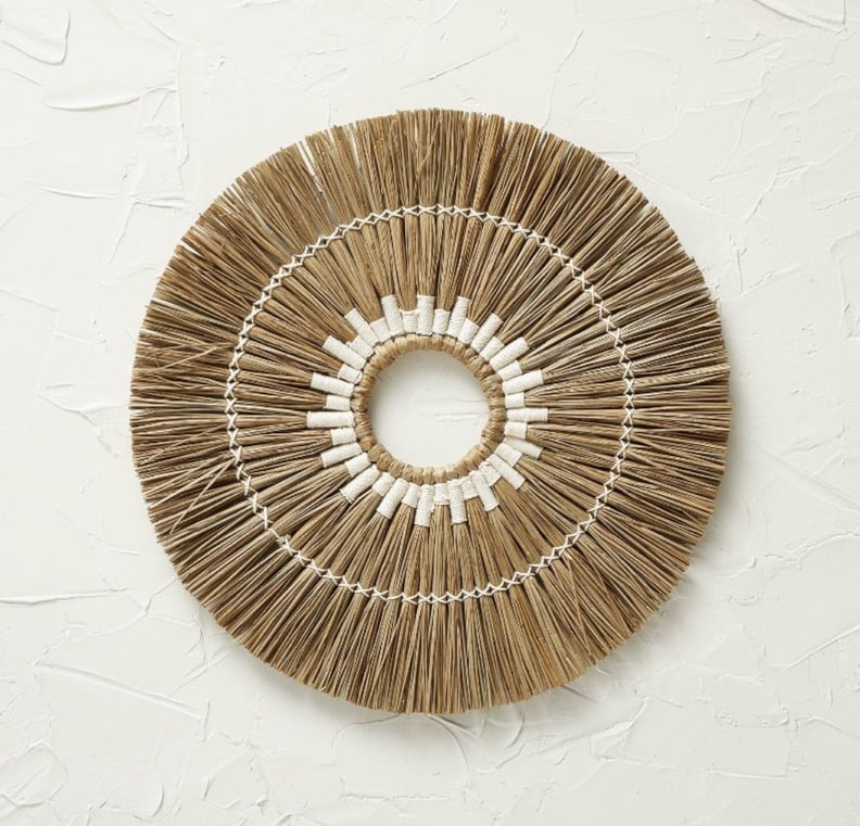 Opalhouse Designed With Jungalow Dried Grass Decorative Wall Disk Brown