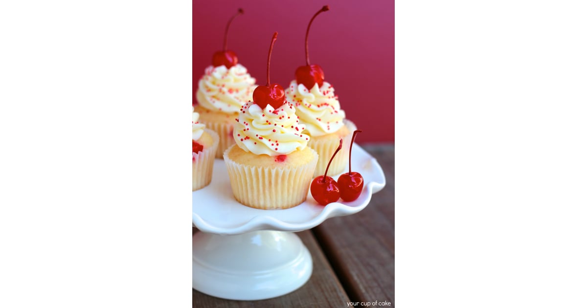 Almond Maraschino-Cherry Cupcakes | Recipes Using Boxed Cake Mix ...