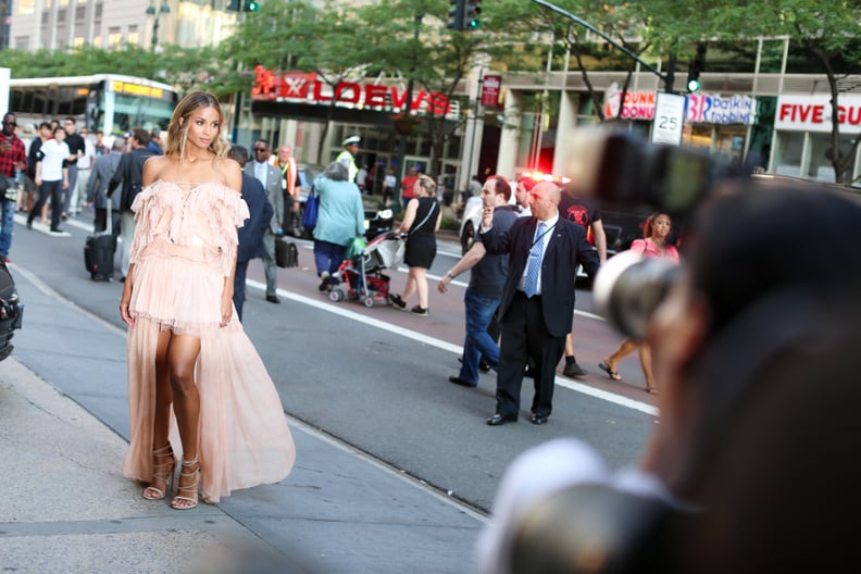 Ciara's Entrance in Roberto Cavalli