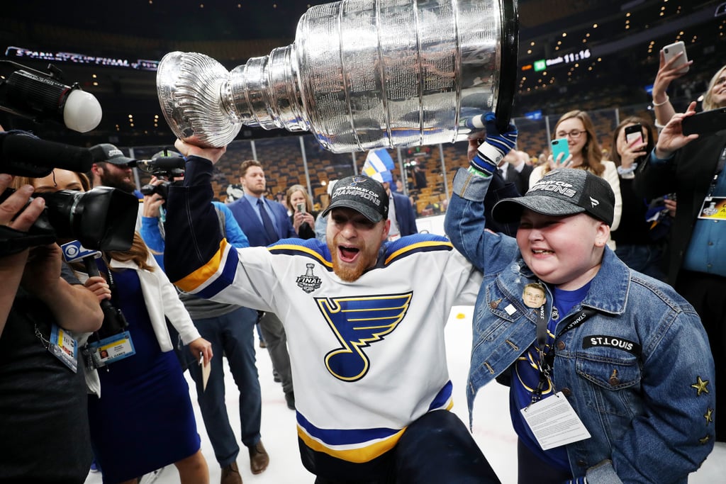 Laila Anderson St. Louis Blues Superfan at Stanley Cup POPSUGAR UK