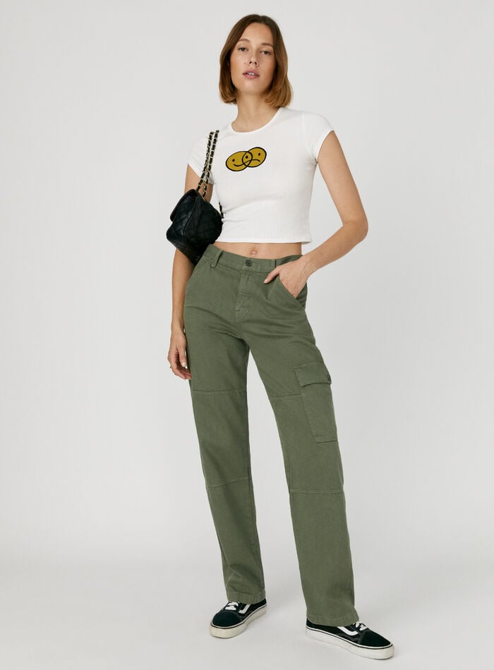 Buy Women Baggy Cargo Pants with Pocket Y2k High Waist Hip Hop Loose  Joggers Cargo Trousers Casual Sweatpant Streetwear Khakipocket Small at  Amazonin
