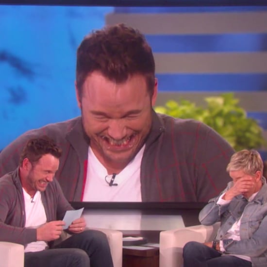 Chris Pratt Playing Speak Out on Ellen Video