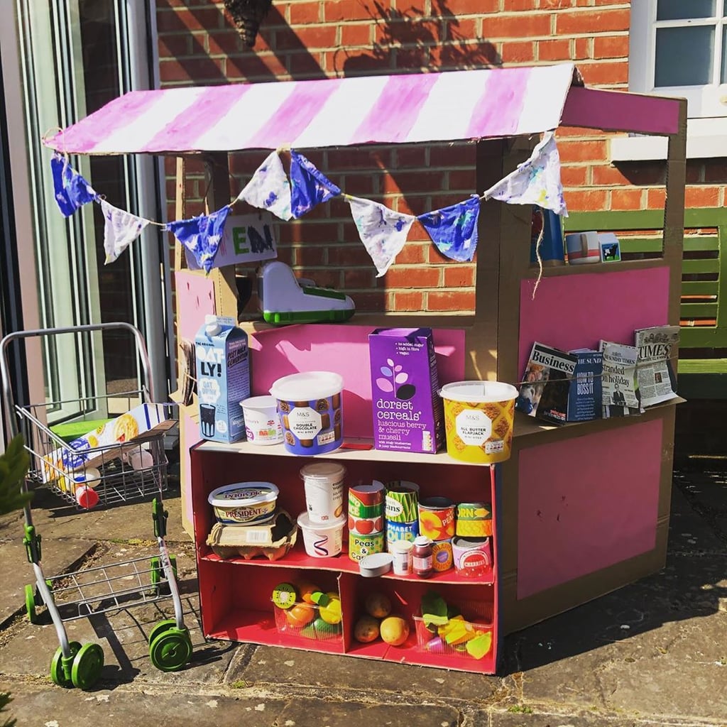 Make a grocery store playset!