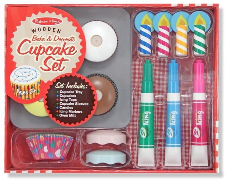 Melissa & Doug Bake and Decorate Cupcake Set