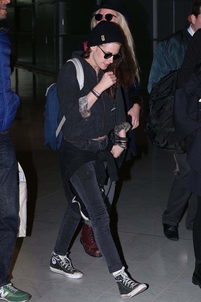 Kristen Stewart Leaving Paris