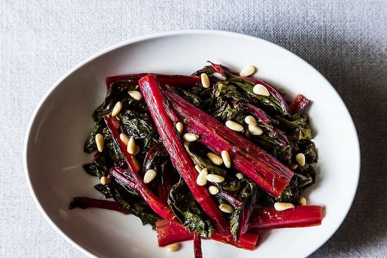 Swiss Chard Agrodolce by Meatballs&Milkshakes