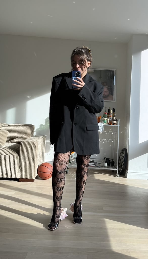 Magda Butrym x H&M Black Blazer and Rose Heels Review