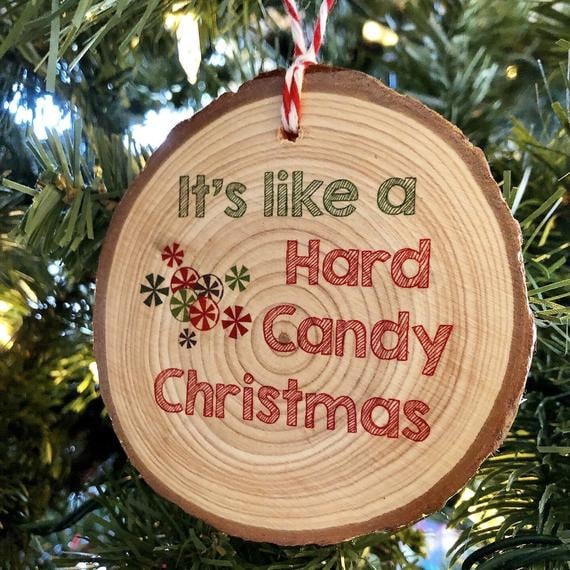 Fox in the Workshop Hard Candy Christmas Ornament