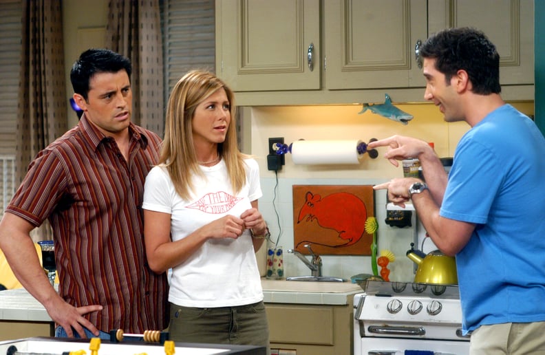 Jennifer Aniston Wearing Her T-Shirt as Rachel Green on Friends