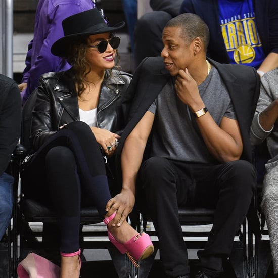 Jay Z and Beyonce at LA Clippers Game February 2016