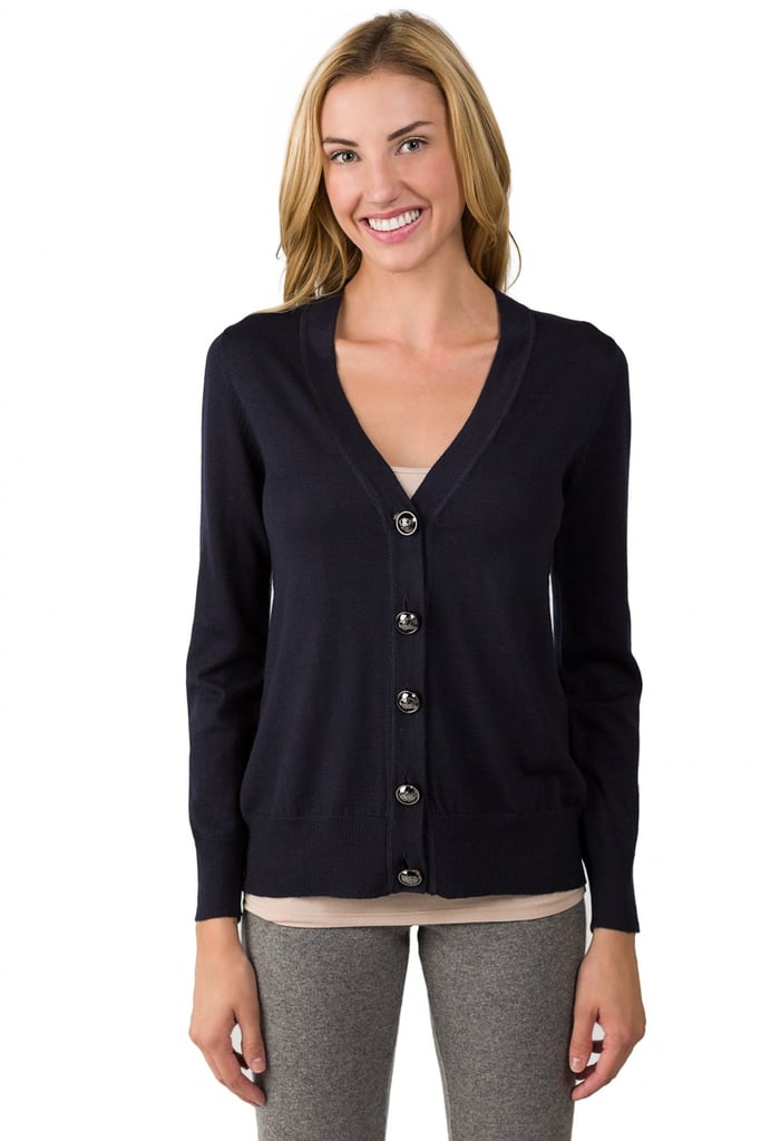 Jennie Liu 100% Wool Cardigan