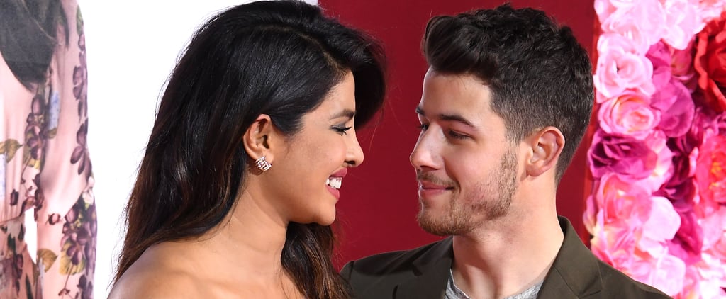 Nick Jonas Looking at Priyanka Chopra Pictures