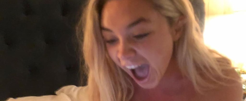 Florence Pugh Reacting to Her Oscar Nomination Half-Asleep (and Half-Dressed) Is Joy in Its Purest Form