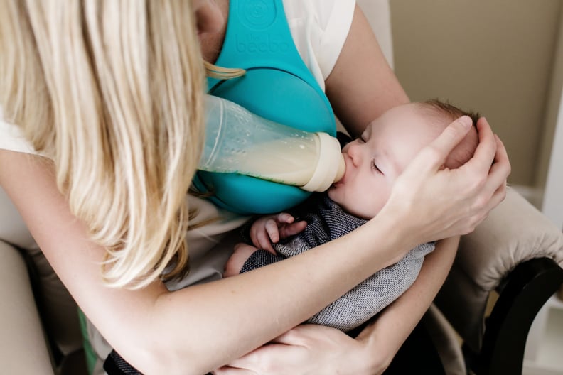 The Beebo Free Hand Baby Bottle Holder