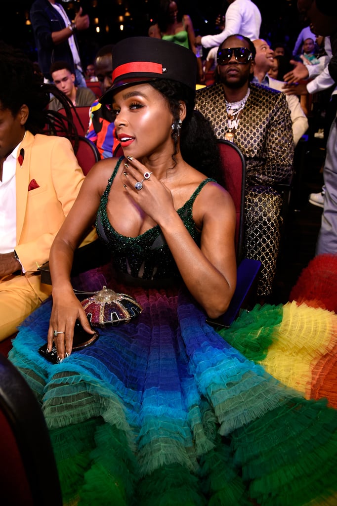 Janelle Monae Rainbow Dress at the BET Awards 2018