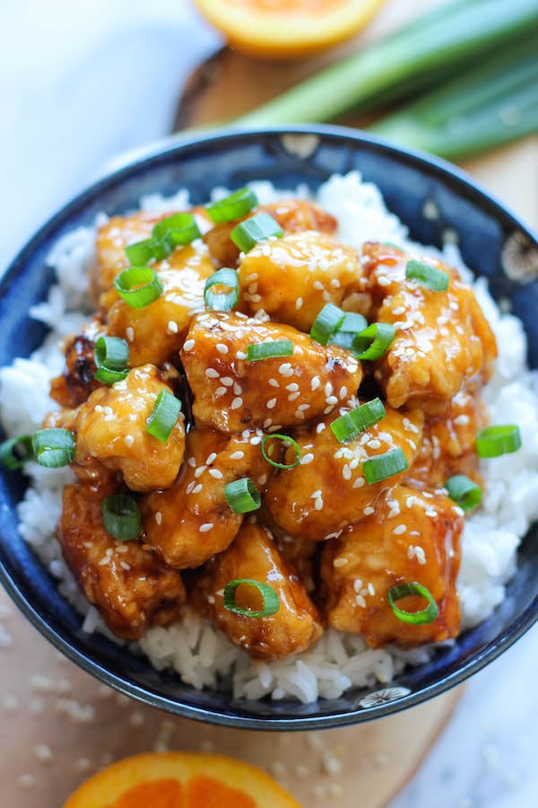 中国のオレンジチキン
