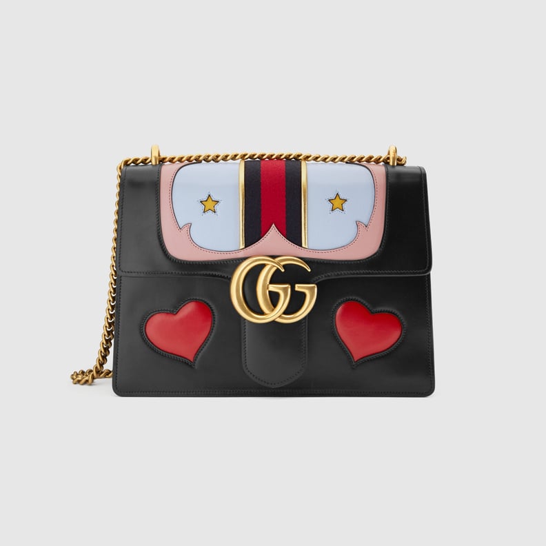 GG Marmont Leather Shoulder Bag