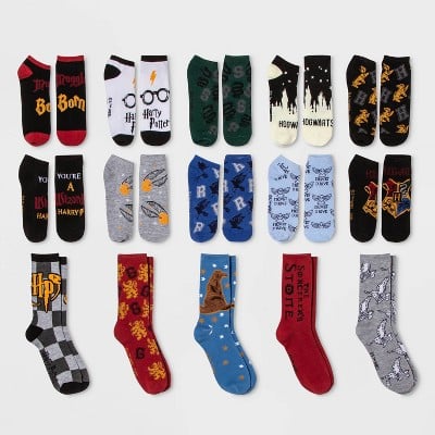 Women's Harry Potter Castle 15 Days of Socks Advent Calendar