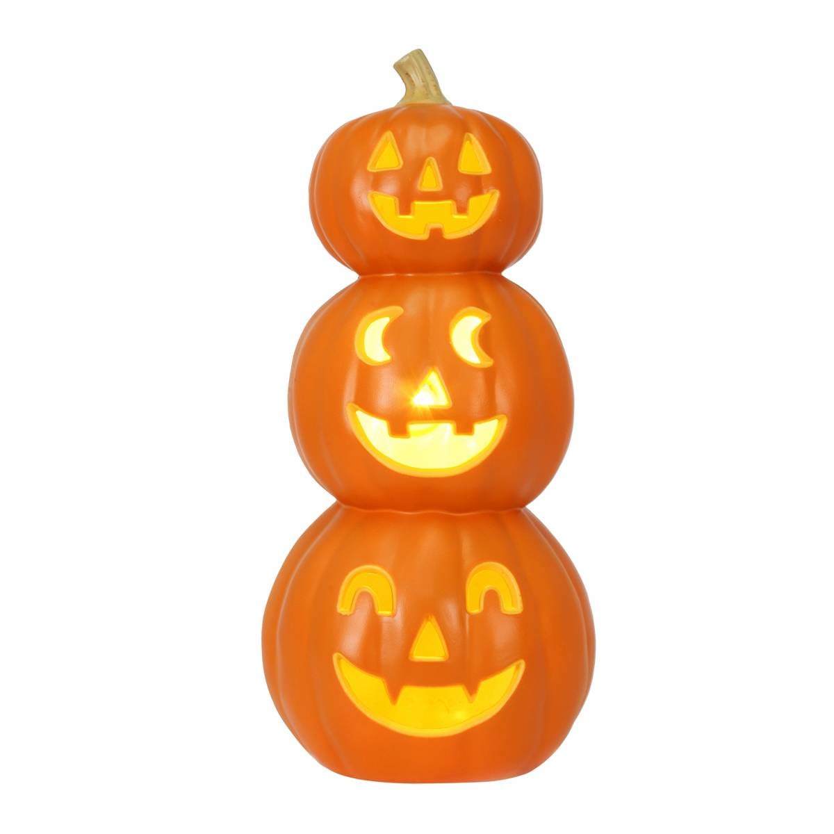 Hyde And Eek Boutique Halloween Triple Stacked Light Up Pumpkins