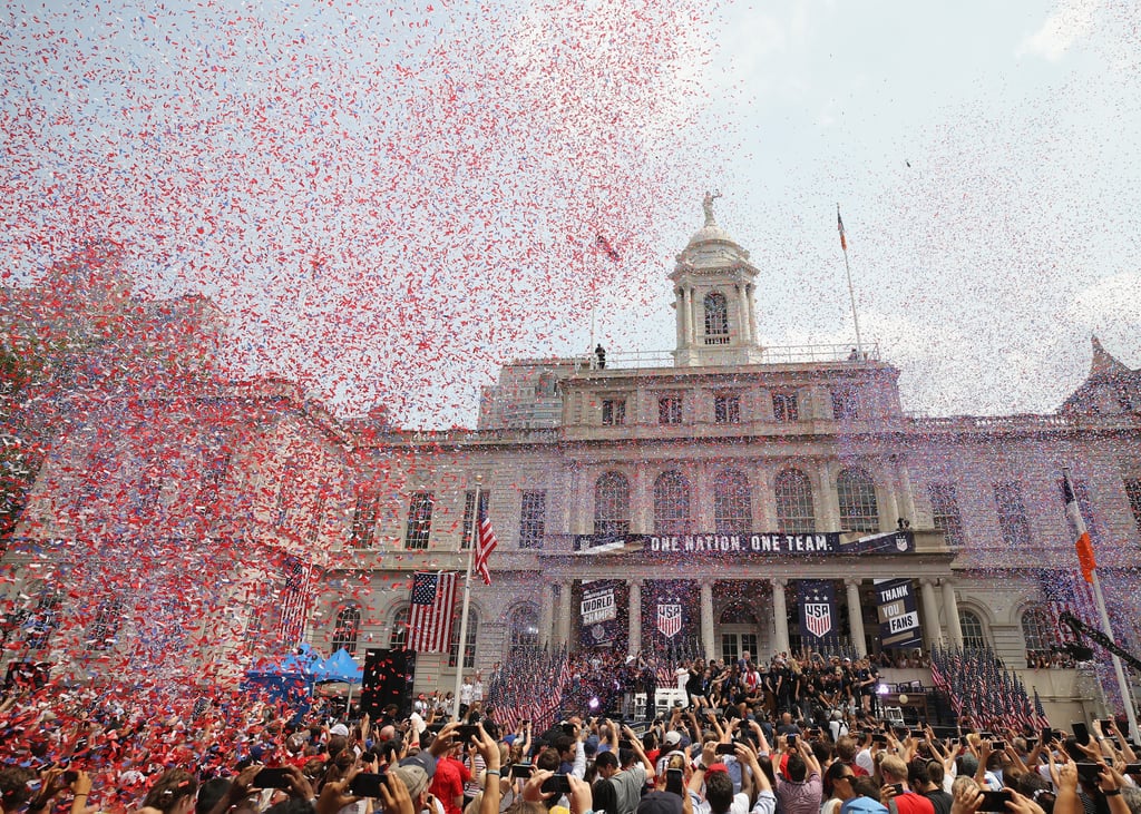 US Women's Soccer Team Ticker-Tape Parade Photos