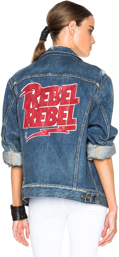 R 13 Embroidered Rebel Trucker Jacket ($895)