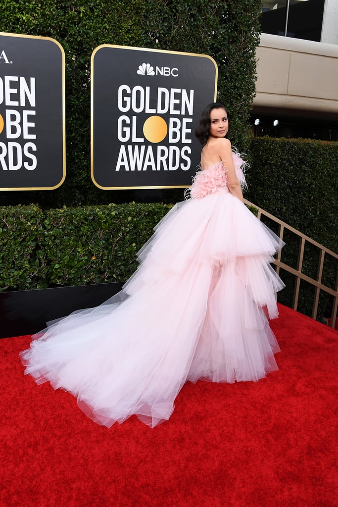 Sofia Carson Giambattista Valli Gown at Golden Globes 2020