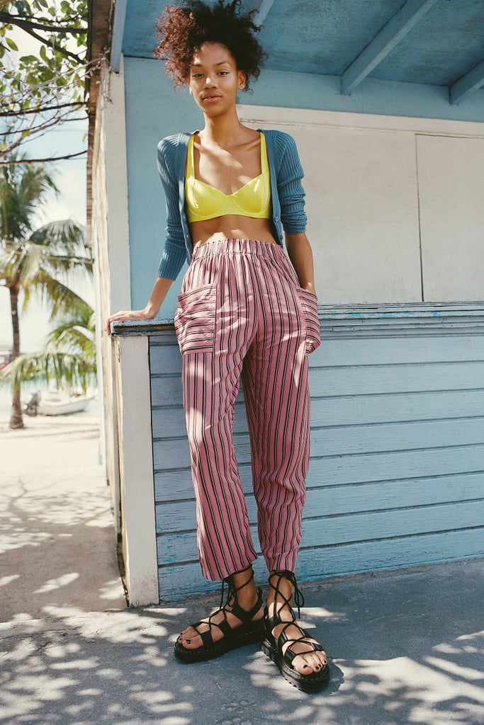 printed pull on pants