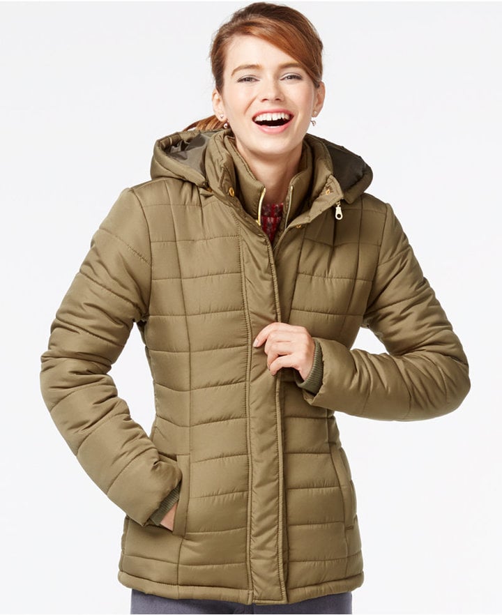 Hooded Quilted Puffer Coat