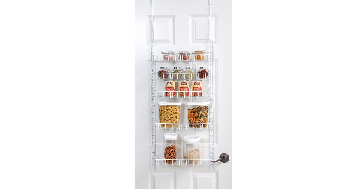 Smart Design Over The Door Adjustable Pantry Organizer Rack 27