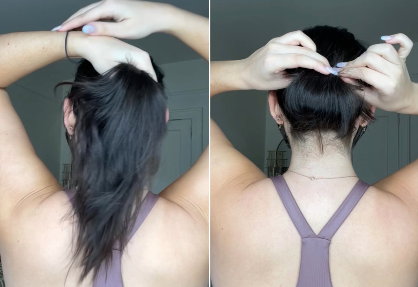 I Tried a Quick Messy Low Bun Hairstyle For Fine Hair   POPSUGAR ...