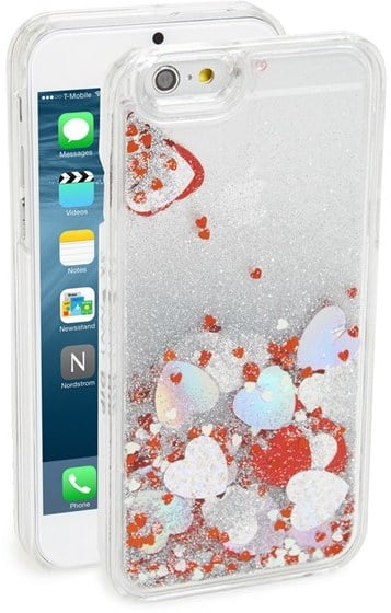 Skinnydip Heart Glitter 2 iPhone 6/6S Case ($30)