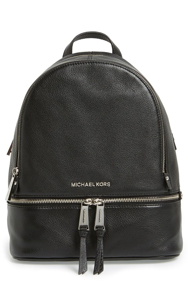 MICHAEL Michael Kors 'Small Rhea Zip' Leather Backpack ($298)
